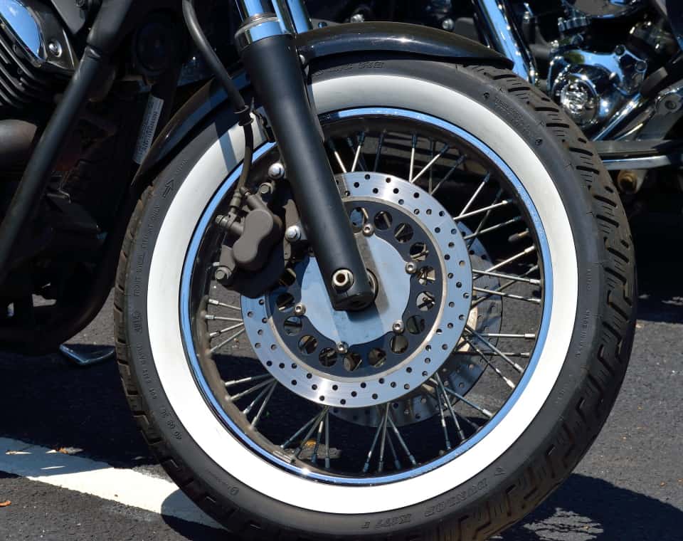 Motorcycle White Wall Tires 1 