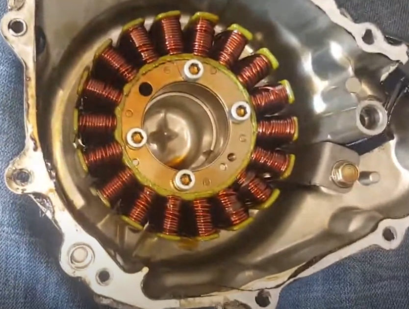 The stator from a CBR600